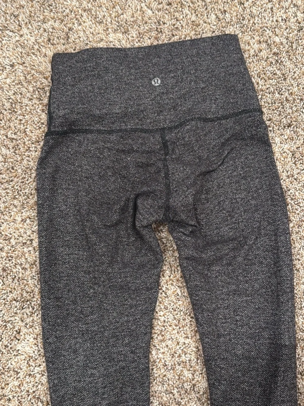 Lululemon 24” Gray High-Waist Active Leggings